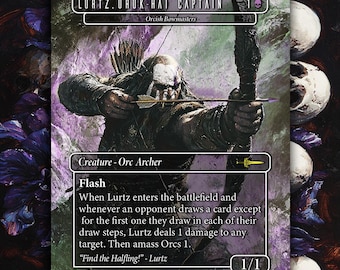 Orcish Bowmasters, Lurtz Uruk-Hai Captain proxy - FOIL