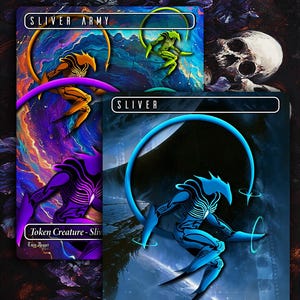 Sliver MTG Tokens (Double Sided) x3