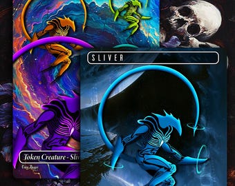 Sliver MTG Tokens (Double Sided) x3
