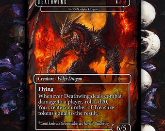 Ancient Copper Dragon, Deathwing proxy - FOIL
