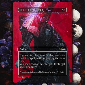 Mtg Proxy Deflecting Swat - Etsy