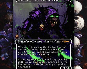 Ashcoat of the Shadow Swarm proxy - FOIL