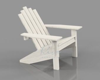 Adirondack Stuhl Puppenhaus Miniatur, Miniatur Möbel Stuhl, Miniatur Adirondack Chairs, Miniature Adirondack Chair, 3D STL File