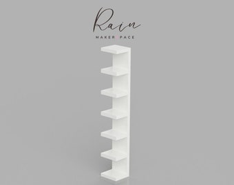 Unidad de estante de pared Lack inspirada en Ikea Muebles en miniatura, Muebles de casa de muñecas, Muebles en miniatura, Mini Ikea Lack Wallshelf / Archivo STL 3D