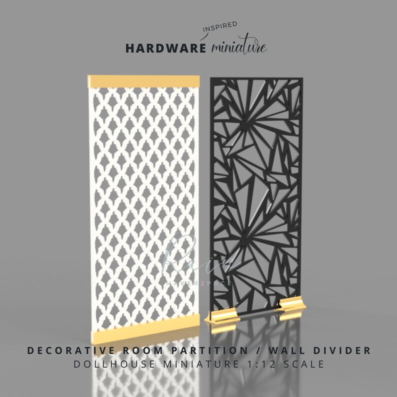 Miniature Room Partition Wall Divider for Dollhouse 10 Etsy