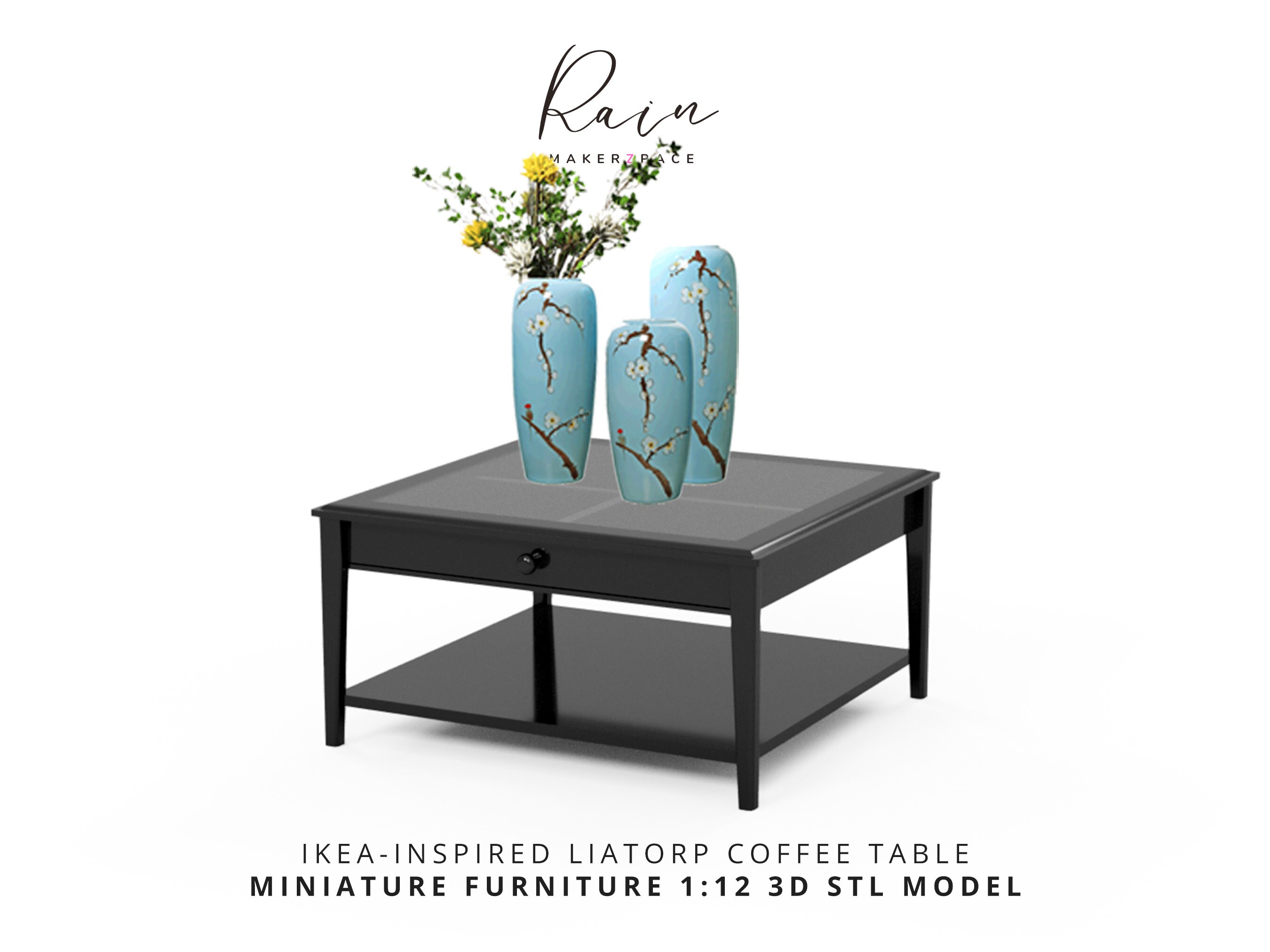 Ikea-inspired Liatorp Coffee Table - 3D Printable STL Model for