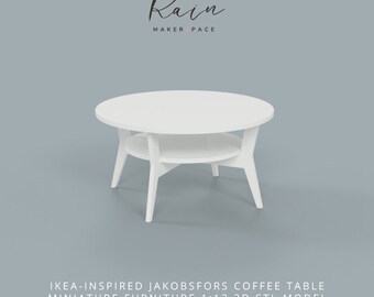 Ikea-inspired Jakobsfors Coffee Table, Miniature Coffee Table