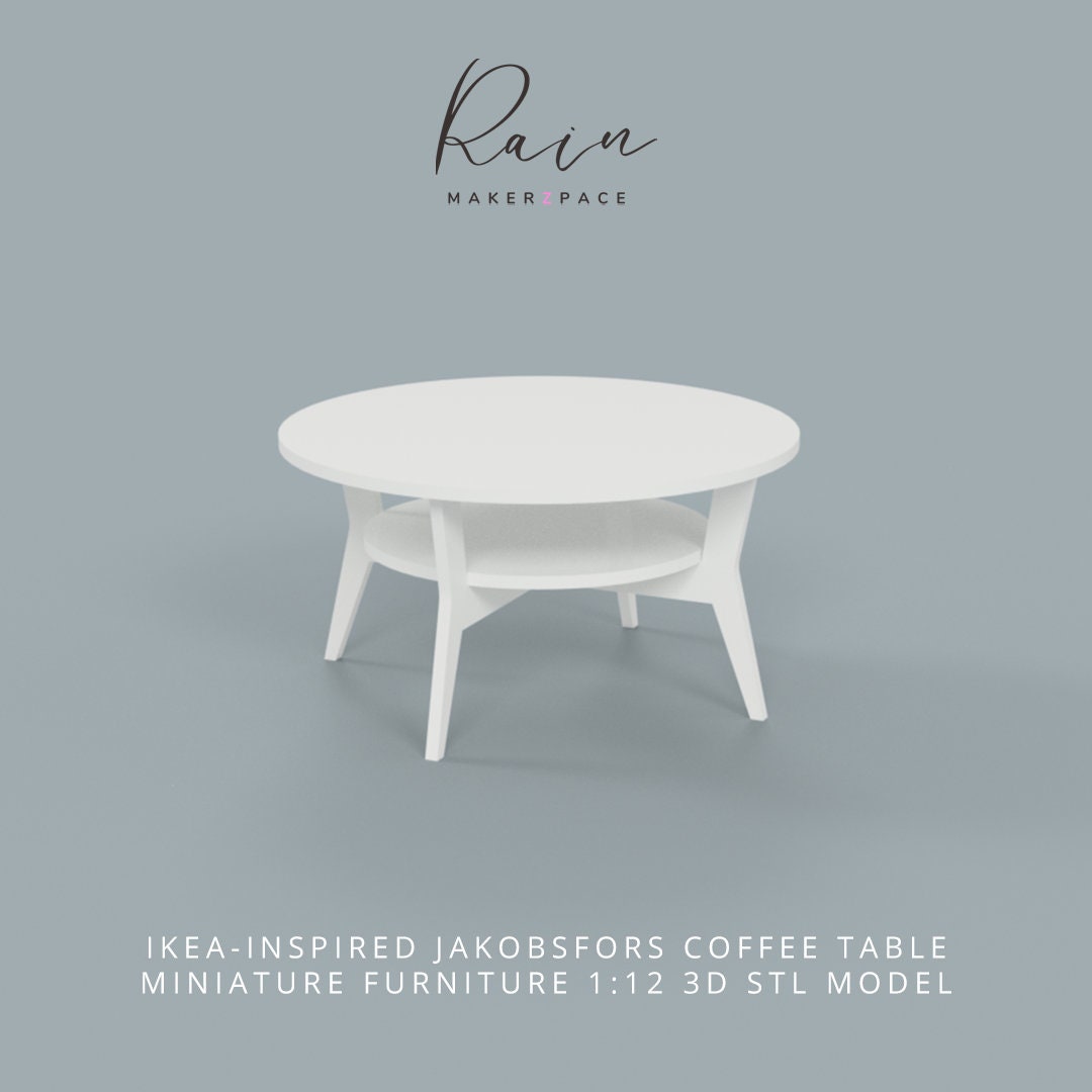 Ikea-inspired Jakobsfors Coffee Table, Miniature Coffee Table