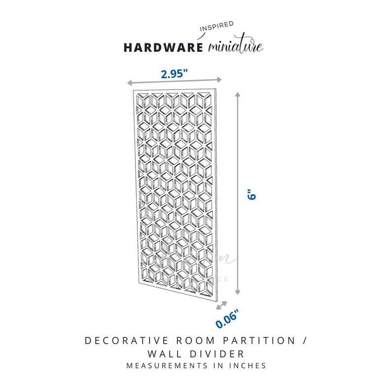 Miniature Room Partition Wall Divider for Dollhouse 10 Etsy