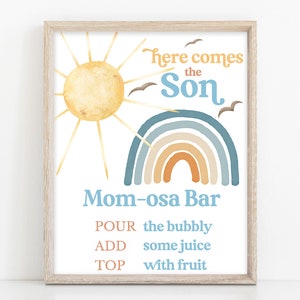 Editable Sunshine Baby Shower Game Bundle Here Comes the Son ...