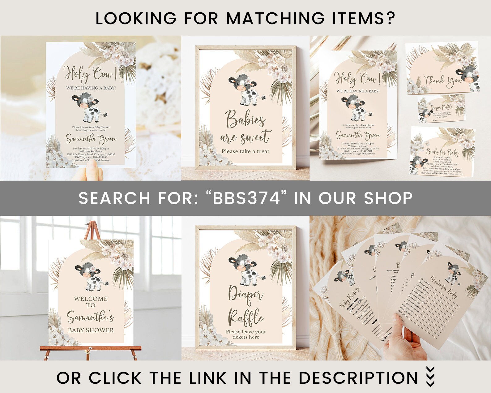 Editable Holy Cow Baby Shower Game Bundle Gender Neutral Cow Etsy Ireland