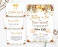 Editable Falling in Love Baby Shower Invitation Bundle, Fall Gender Neutral Baby Shower Invite, Autumn Leaves Baby Shower Invitation, BBS179 product logo
