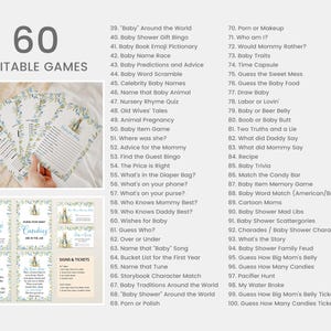 Bewerkbare Peter Rabbit-babyshowerbundel, blauwe Peter Rabbit-babyshoweruitnodigingspakket, Peter Rabbit-douchegames jongen, Peter Rabbit BBS298 afbeelding 7