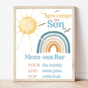 Editable Sunshine Baby Shower Game Bundle Here Comes the Son ...