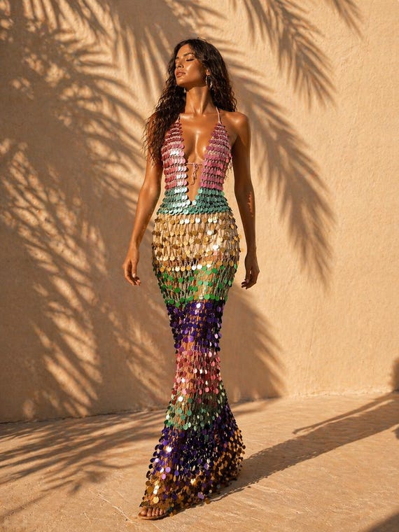 green maxi halter dress Gloriana Halter Maxi Dress Green main image 1