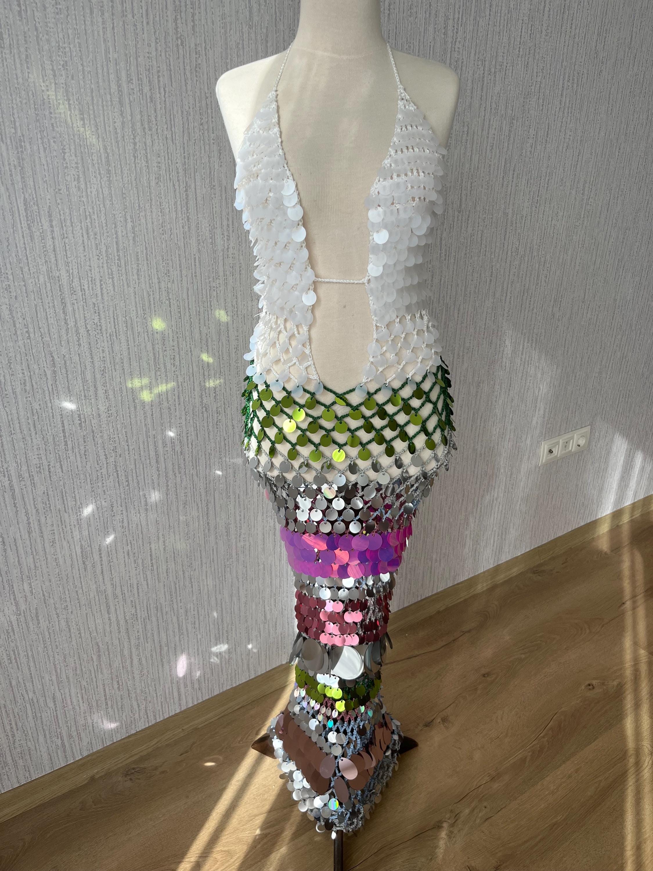 Sequin Crochet Dress - Etsy