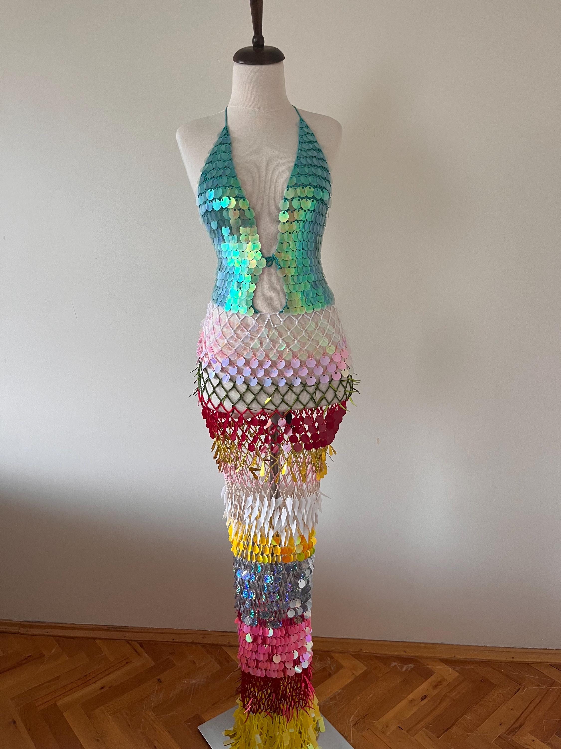 green emerald velvet dress Gyanna Cream Crochet Mini Dress - US 2 main image 1