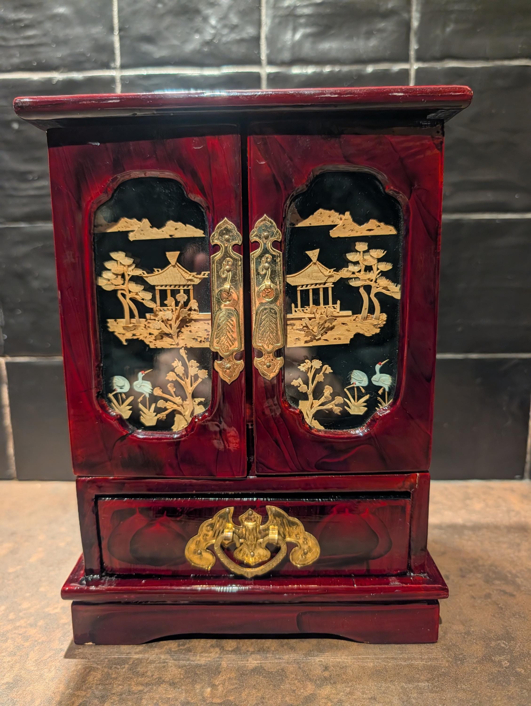 Armoire De Mariage Chinoise Armoire Haute Noire Commode