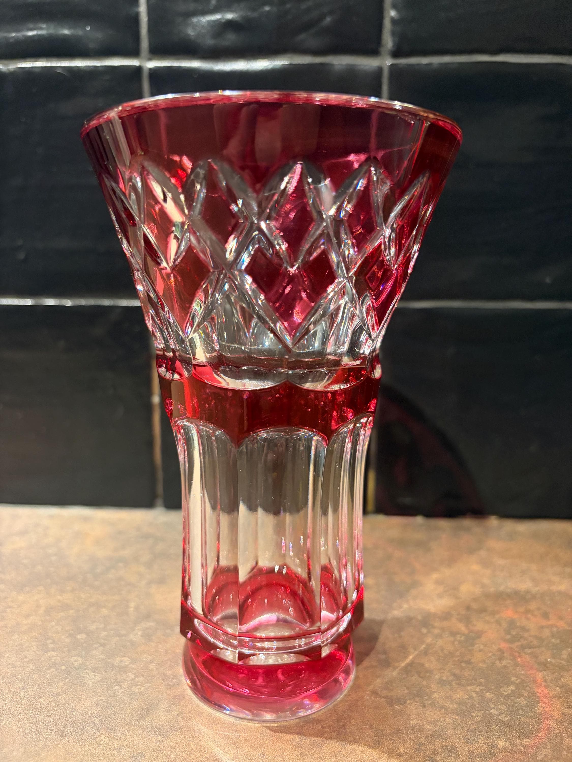 Val Saint Lambert Vase - Etsy