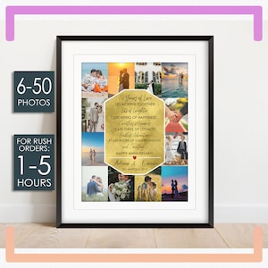 Cadeaux photo personnalisés pour 10 ans d&#39;anniversaire pour femme