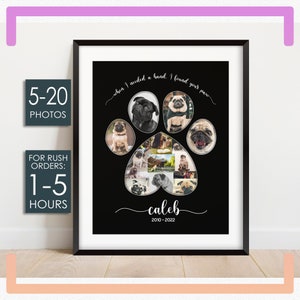 Regali per la perdita di un animale domestico / Regalo commemorativo personalizzato per animali domestici / Regalo per la mamma di un cane / Perdita di un cane / Regalo per il lutto di un animale domestico / Regalo di condoglianze per animali domestici / Regalo per gli amanti degli animali domestici