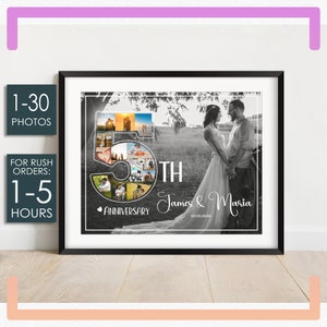 5th Anniversary Gift for Her for Him, Anniversary Gift for Wife for Husband, 5 Year Anniversary Gift for Women or Men, Wood Anniversary Gift