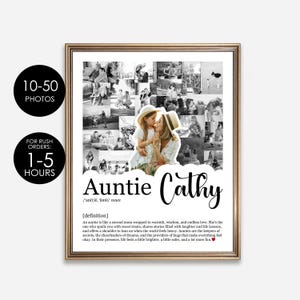 Idee regalo per zia, regalo collage fotografico per zia, collage fotografico personalizzato per zia, definizione di zia, regali per zia, collage per zia, regalo per nipote zia