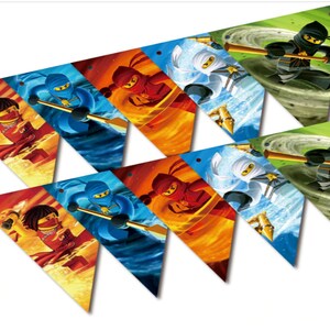 Ninjago birthday banner sales