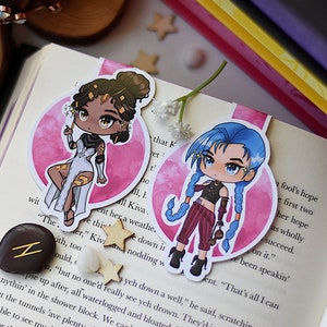 Jinx and Mel | Arcane: League of Legends | magnetic bookmark