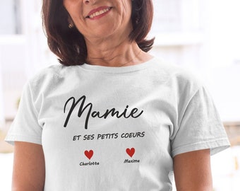 T-shirt personnalisé Mamie - Fêtes des grands mères- anniversaire mamie