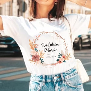 Personalized EVJF gift T-shirt / Future bride T-shirt / Bride's team / Bridesmaid