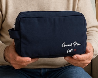 Borsa da toilette perfetta per il nonno, regalo per il nonno, festa del nonno, compleanno del nonno, borsa da toilette personalizzata, idea regalo