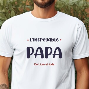 Personalized Amazing Dad T-shirt - Father&#39;s Day - Dad Birthday - Dad Christmas - Personalized Dad Gift.