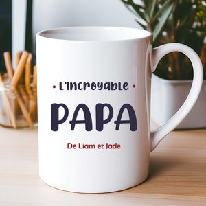 Personalized Incredible Dad Mug - Step Dad Gift, Father&#39;s Day, Step Dad Birthday