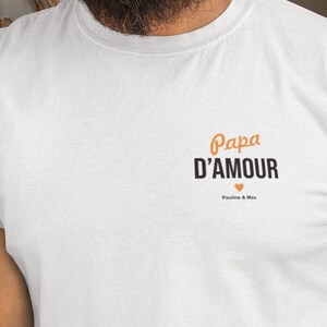 Personalized Dad Love T-shirt - Dad Birthday - Father's Day - Personalized Gift for Dad - Dad Christmas - Father Gift