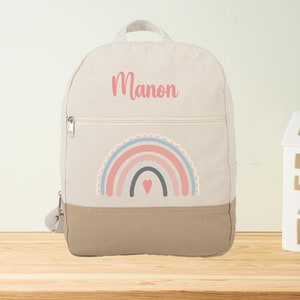 Sac à dos enfant à personnaliser - sac coton - sac crèche personnalisé