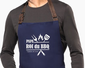 Dad apron Father's Day gift, dad birthday, king of BBQ