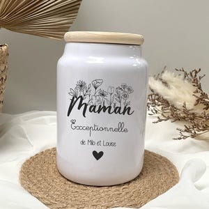 Personalized "Exceptional Mom" cookie jar - Mother's Day, Mom gift, Mother's Day, Mom's birthday, Mom gift idea