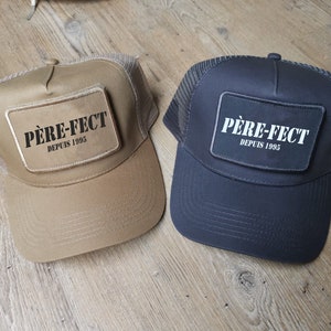 Personalisierte Papa-Mütze, perfekter Vater, Geschenkidee zum Vatertag, Papas Geburtstag