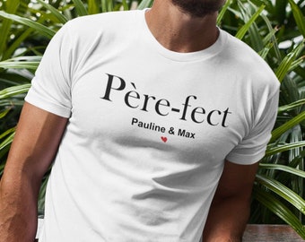 Personalized Dad T-shirt, Father fect - Dad Birthday - Father&#39;s Day - Personalized Gift for Dad - Christmas Dad