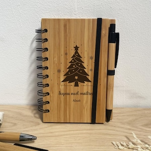 personalized end-of-year teacher gift notebook - ATSEM gift, master gift, teacher gift, professor gift, teacher notebook