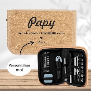 Personalized tool kit - DIY gift, Grandfather's Day, birthday, Christmas gift for grandpa, dad, uncle, godfather...