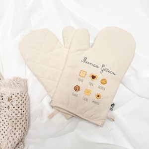 Personalized Mom Oven Mitt - Personalized Mom Potholder, Mother&#39;s Day, Mom Birthday Gift, Personalized Mom Gift
