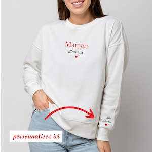 Personalized loving mom sweatshirt - Mother&#39;s Day gift, mom gift