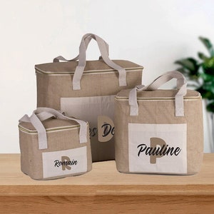 Sac isotherme à personnaliser - Lunch bag personnalisé, sac glacière pour repas et pique-nique, sac déjeuner