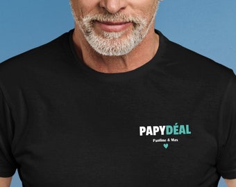T-shirt personnalisé papy - Fêtes des grands pères - anniversaire papy