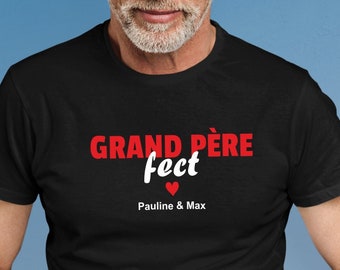 T-shirt personnalisé papy - Fêtes des grands pères - anniversaire papy