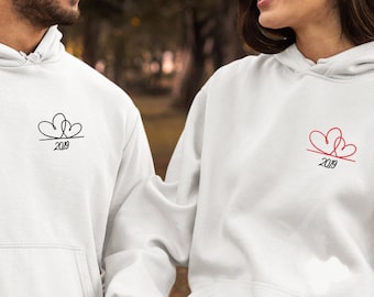 Personalized Valentine's Day sweatshirt - Valentine's Day gift - couple gift.