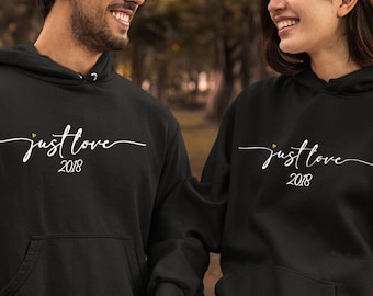 Personalized Valentine's Day Sweatshirt - Valentine's Day Gift - Couple Gift - Personalized Couple Sweater