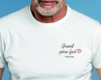 T-shirt personnalisé papy - Fêtes des grands pères - anniversaire papy